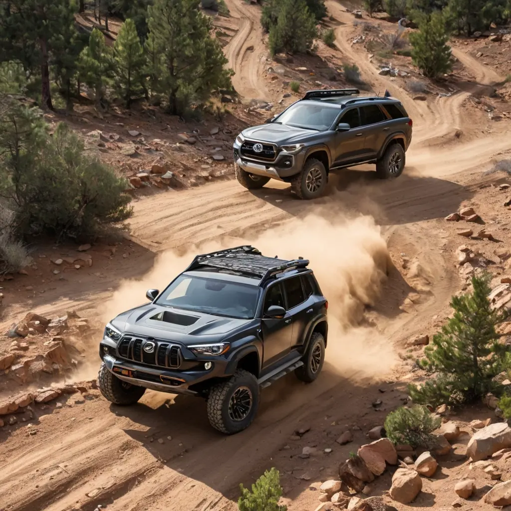 Обзор внедорожных кроссоверов: сравнение деталей экстерьера, технологических опций и впечатлений от бездорожья