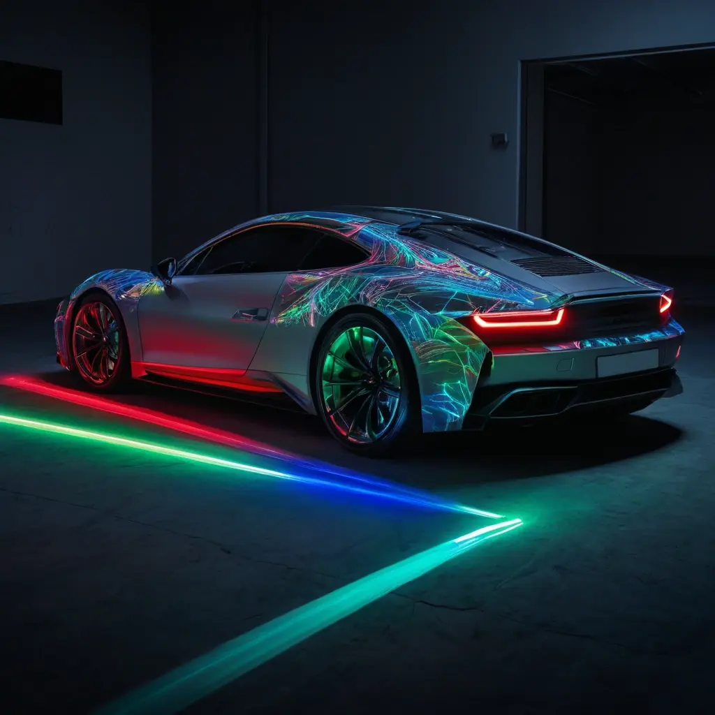 Создание индивидуальных световых решений: интеграция лазерных и RGB-освещений для уникальной вечерней стилистики авто